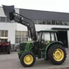 Tracteur benne à basculer avec chargeur deere, 90hp, 95hp, kabuta, équipement agricole, piste de tracteur 4wd, 1 pièce