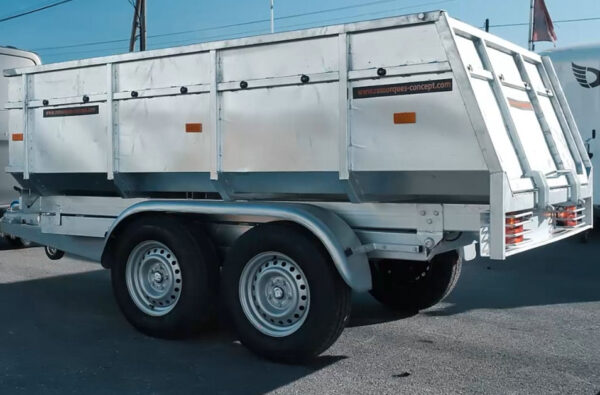 Remorque benne monocoque 3502 compacte