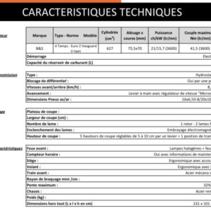 Débroussailleuse -Tuareg 92 EVO 4X2 – MAC – B&S VANGUARD – Image 7