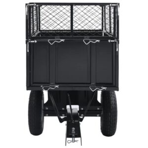 Remorque basculante pour tondeuse de pelouse Charge de 150 kg – Image 5